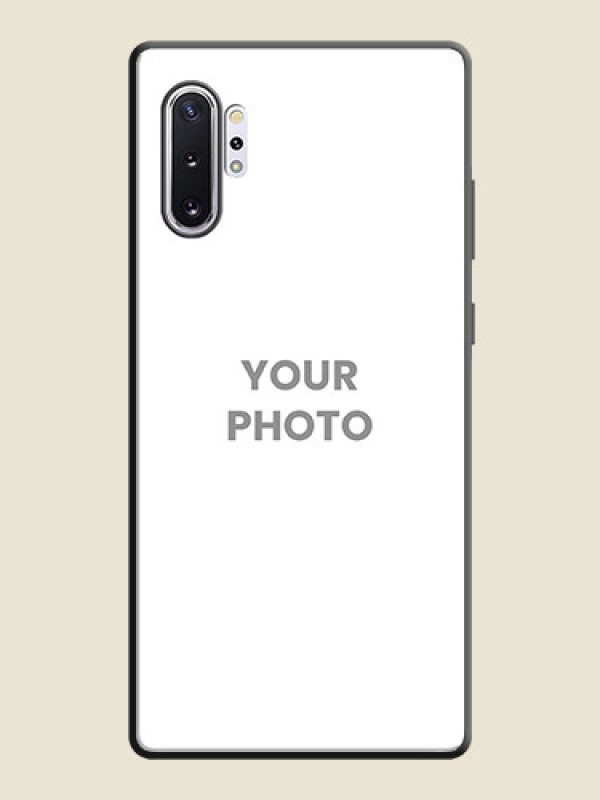 Custom Full Single Pic Upload On Space Black Personalized Soft Matte Phone Covers -Samsung Galaxy Note 10 Plus - alternate view