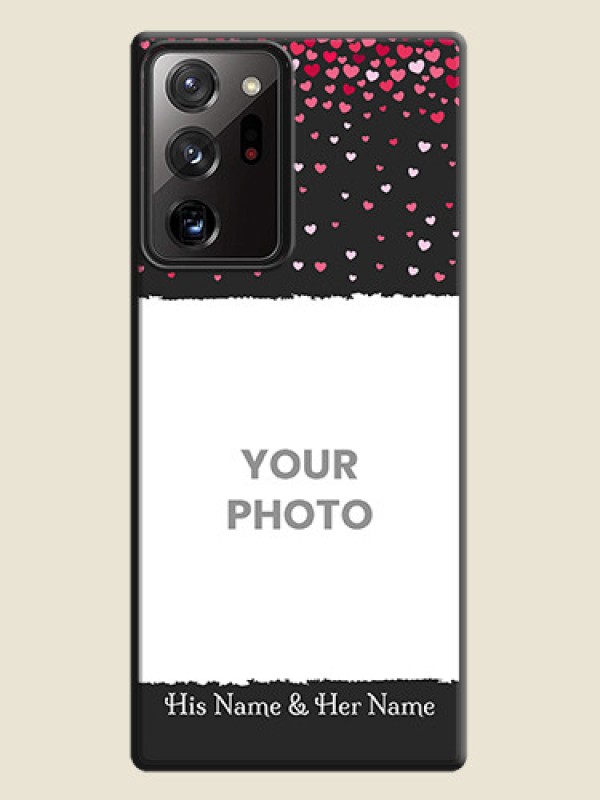 Custom Fall in Love with Your Partner  - Photo on Space Black Soft Matte Phone Cover - Galaxy Note 20 Ultra - alternate view