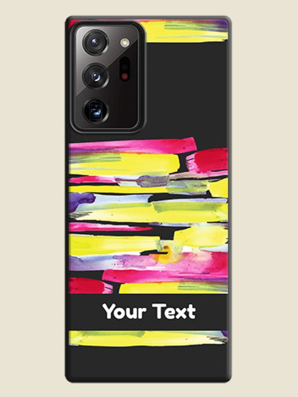 Custom Brush Coloured on Space Black Personalized Soft Matte Phone Covers - Galaxy Note 20 Ultra - alternate view
