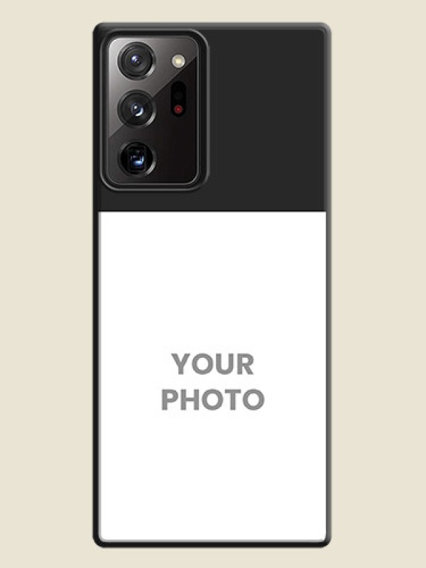 Custom Image Upload With Space Black Color On Custom Soft Matte Mobile Back Cover - Samsung Galaxy Note 20 Ultra - alternate view