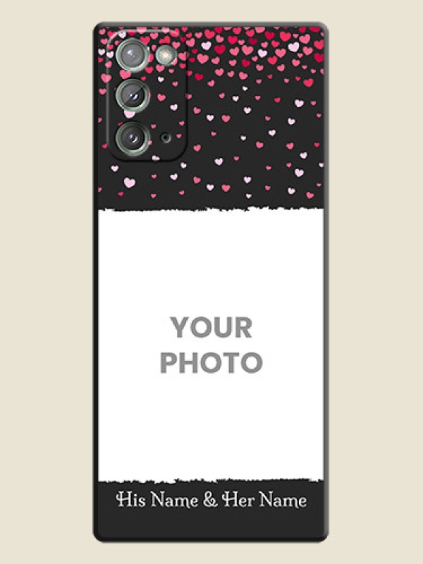 Custom Fall in Love with Your Partner  - Photo on Space Black Soft Matte Phone Cover - Galaxy Note 20 - alternate view