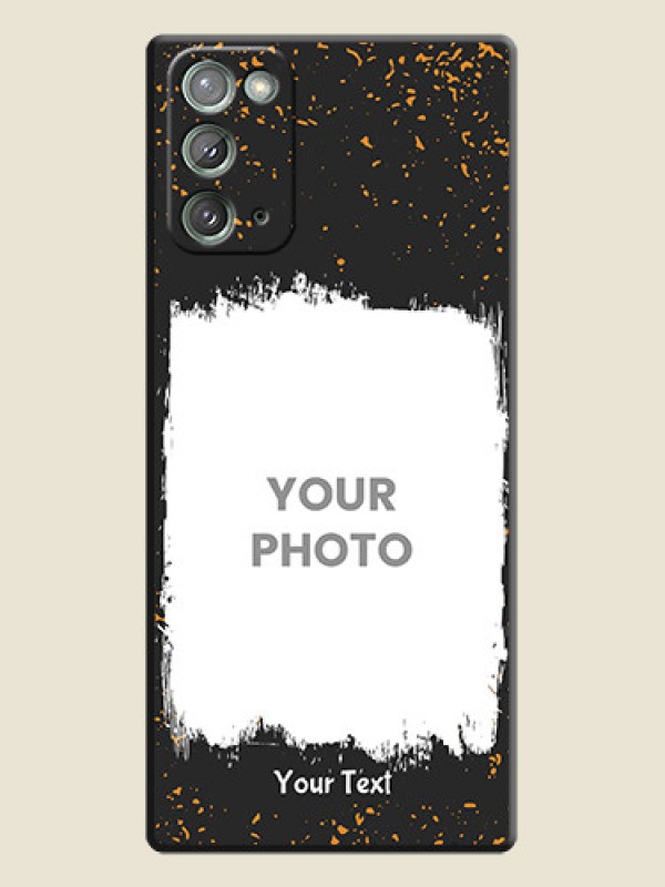 Custom Spray Free Design - Photo on Space Black Soft Matte Phone Cover - Galaxy Note 20 - alternate view