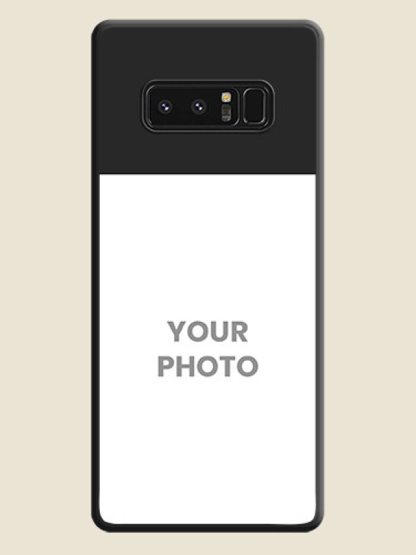 Custom Image Upload With Space Black Color On Custom Soft Matte Mobile Back Cover - Samsung Galaxy Note 8 - alternate view