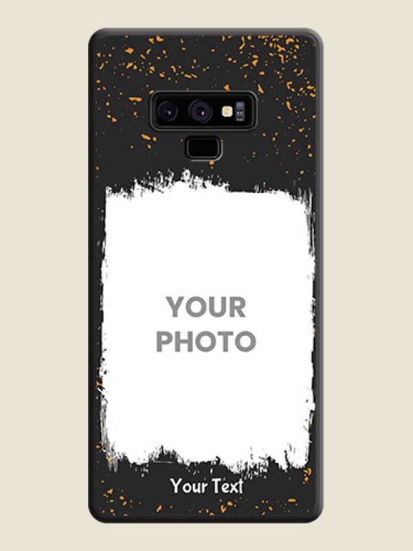 Custom Spray Free Design on Photo on Space Black Soft Matte Phone Cover - Galaxy Note 9 - alternate view