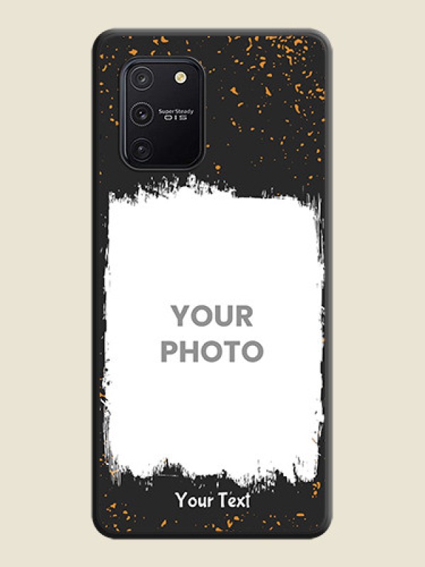 Custom Spray Free Design on Photo on Space Black Soft Matte Phone Cover - Galaxy S10 Lite - alternate view