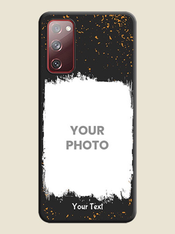 Custom Spray Free Design on Photo on Space Black Soft Matte Phone Cover - Galaxy S20 FE - alternate view