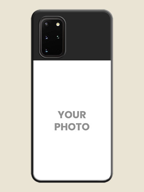 Custom Image Upload With Space Black Color On Custom Soft Matte Mobile Back Cover - Samsung Galaxy S20 Plus - alternate view