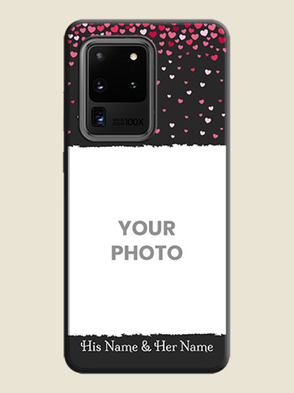 Custom Fall in Love with Your Partner  - Photo on Space Black Soft Matte Phone Cover - Galaxy S20 Ultra - alternate view
