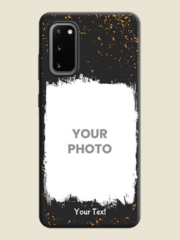 Custom Spray Free Design - Photo on Space Black Soft Matte Phone Cover - Galaxy S20 - alternate view