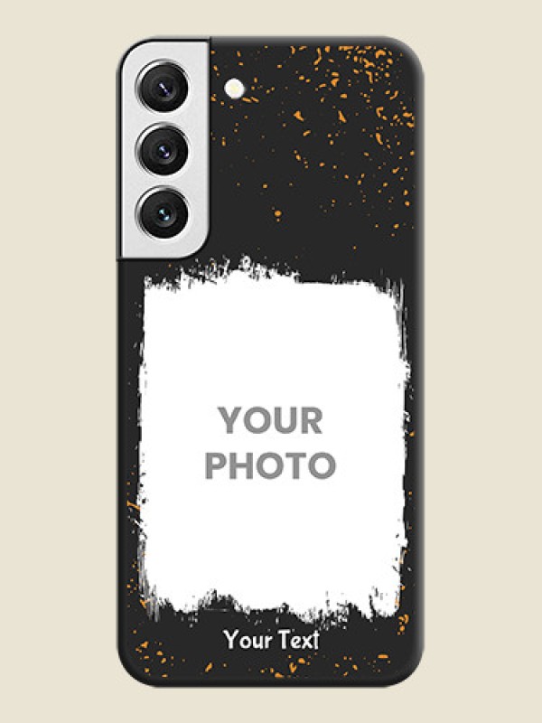 Custom Spray Free Design on Photo on Space Black Soft Matte Phone Cover - Galaxy S22 5G - alternate view