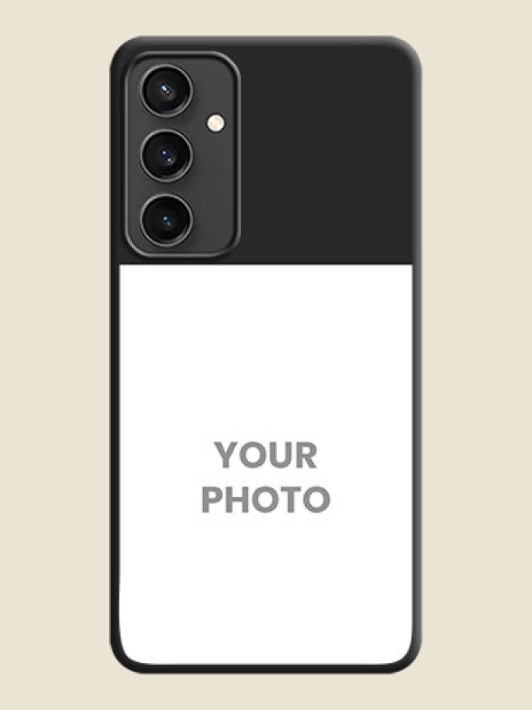 Custom Image Upload With Space Black Color On Custom Soft Matte Mobile Back Cover - Samsung Galaxy S23 Fe 5G - alternate view