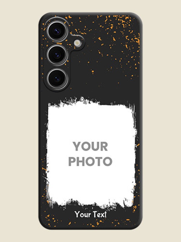 Custom Spray Free Design - Photo on Space Black Soft Matte Phone Cover - Galaxy S24 5G - alternate view