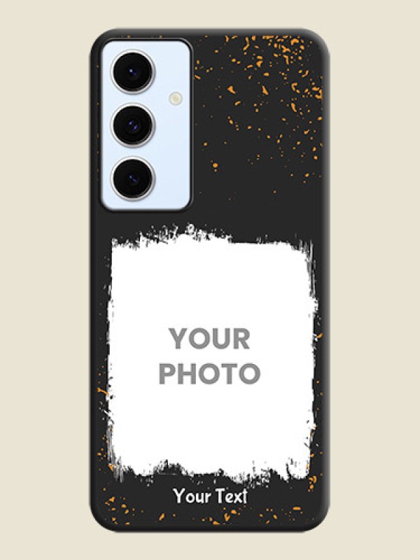 Custom Spray Free Design on Photo On Space Black Custom Soft Matte Mobile Back Cover - Galaxy S24 FE 5G - alternate view