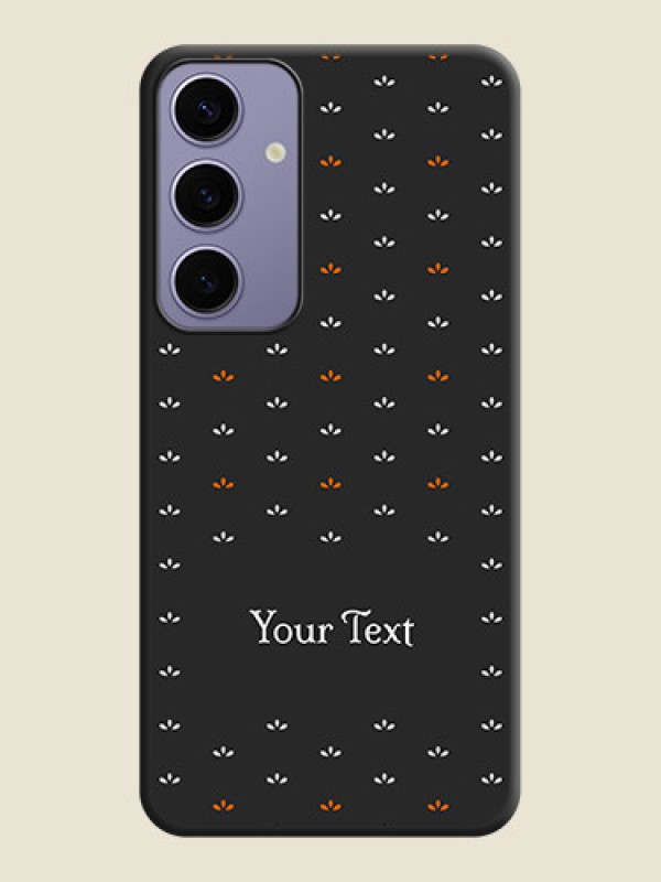 Custom Simple Pattern With Custom Text On Space Black Personalized Soft Matte Phone Covers - Galaxy S24 Plus 5G - alternate view