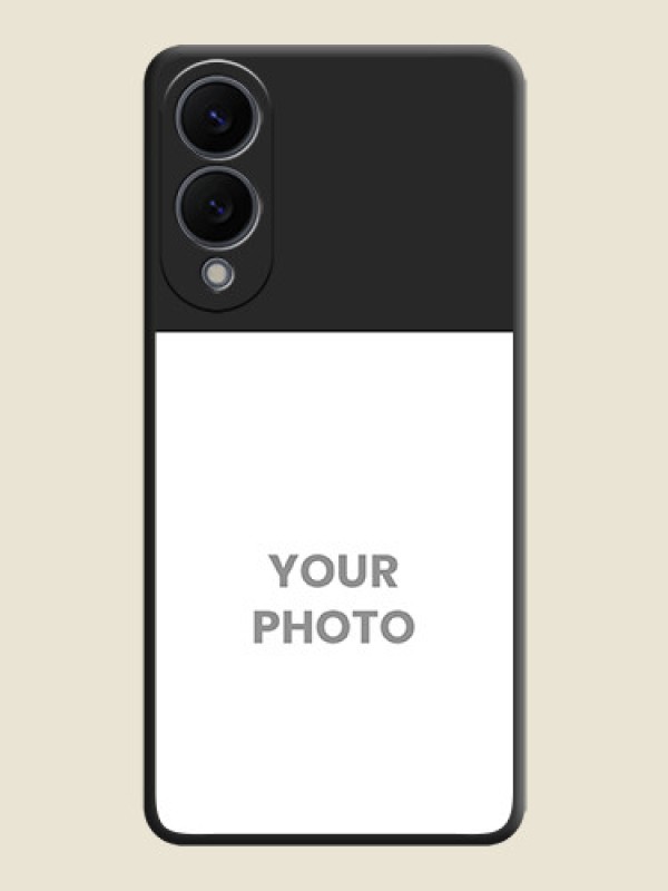 Custom Image Upload With Space Black Color On Custom Soft Matte Mobile Back Cover - Samsung Galaxy S25 Edge 5G - alternate view