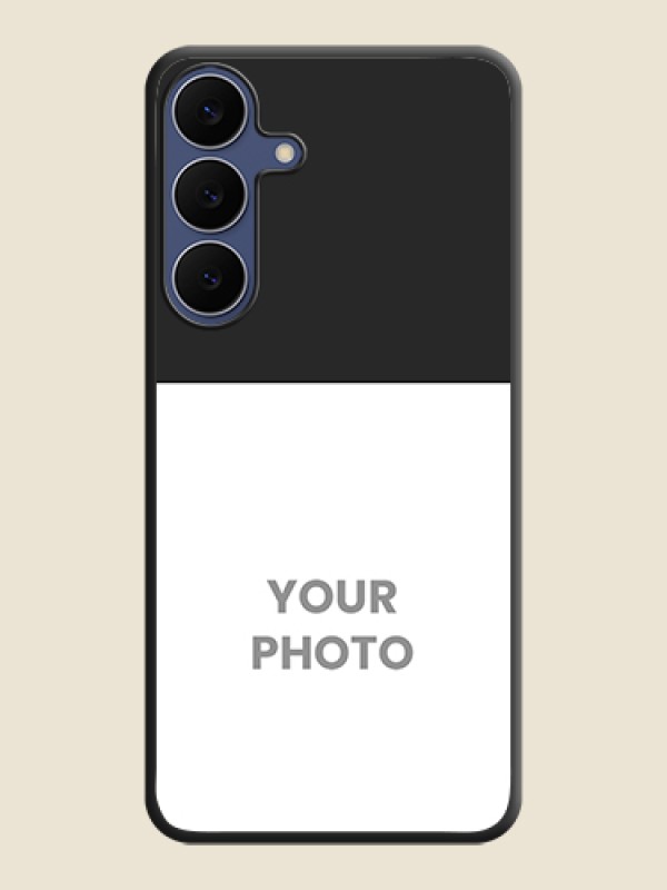 Custom Image Upload With Space Black Color On Custom Soft Matte Mobile Back Cover - Samsung Galaxy S25 FE 5G - alternate view