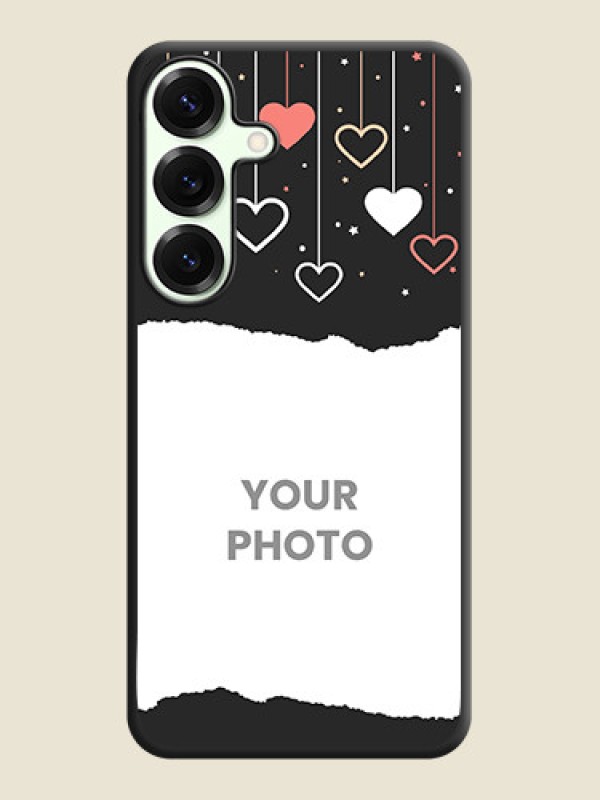 Custom Love Hangings with Splash Wave Picture On Space Black Custom Soft Matte Mobile Back Cover - Galaxy S25 Plus 5G - alternate view