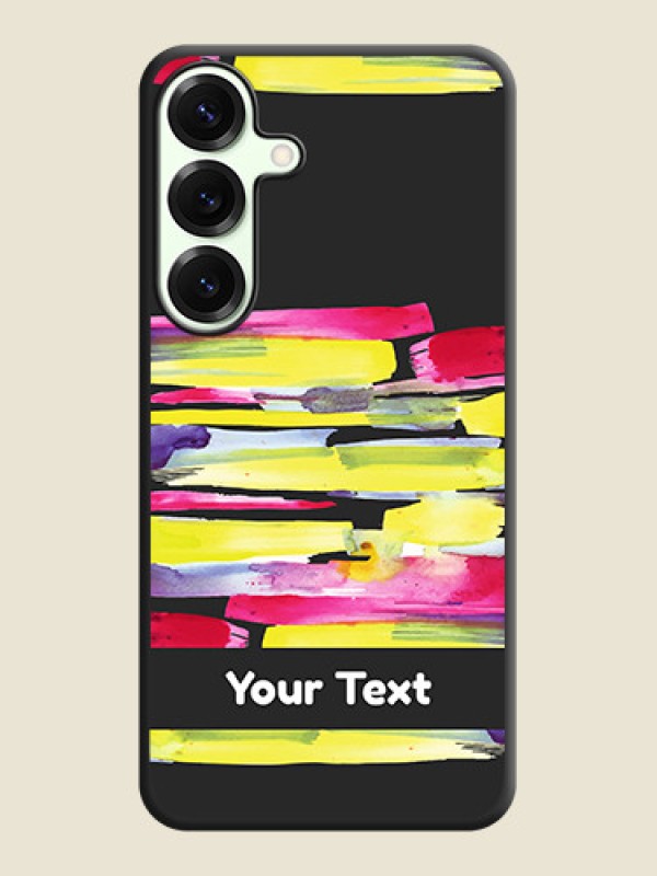 Custom Brush Coloured On Space Black Custom Soft Matte Mobile Back Cover - Galaxy S25 Plus 5G - alternate view