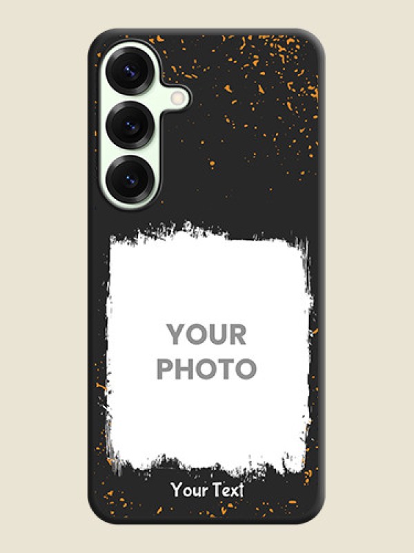 Custom Spray Free Design on Photo On Space Black Custom Soft Matte Mobile Back Cover - Galaxy S25 Plus 5G - alternate view