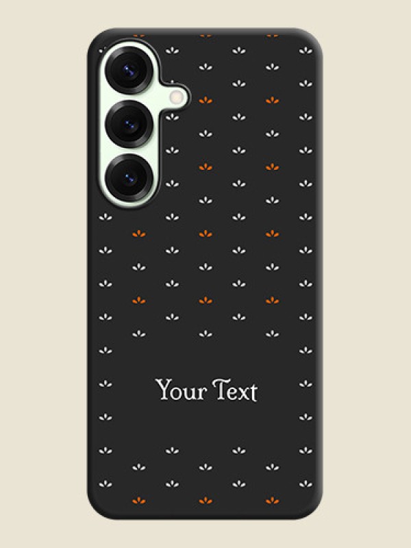 Custom Simple Pattern With Custom Text On Space Black Custom Soft Matte Mobile Back Cover - Galaxy S25 Plus 5G - alternate view