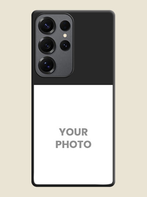 Custom Image Upload With Space Black Color On Custom Soft Matte Mobile Back Cover - Samsung Galaxy S25 Ultra 5G - alternate view
