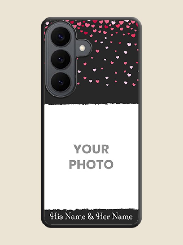 Custom Fall in Love with Your Partner on Photo On Space Black Custom Soft Matte Mobile Back Cover - Samsung Galaxy S26 5G - alternate view