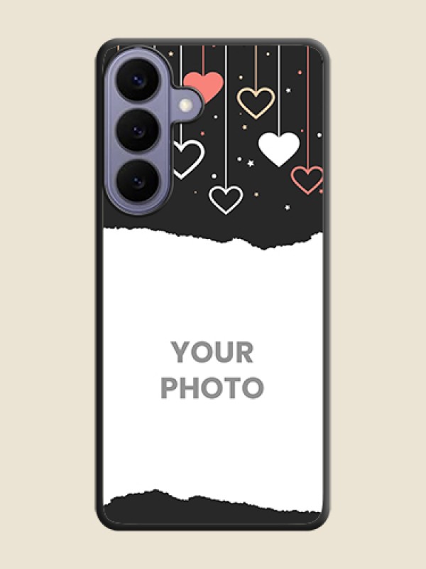Custom Love Hangings with Splash Wave Picture On Space Black Custom Soft Matte Mobile Back Cover - Samsung Galaxy S26 Plus 5G - alternate view