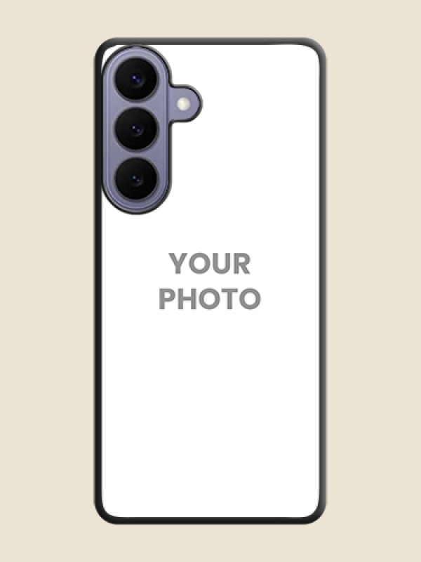 Custom Full Single Pic Upload On Space Black Custom Soft Matte Mobile Back Cover - Samsung Galaxy S26 Plus 5G - alternate view