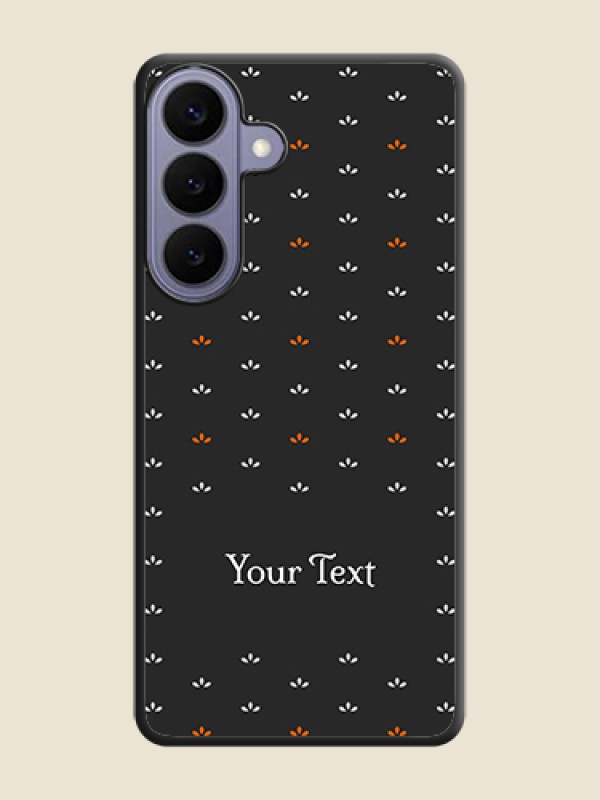 Custom Simple Pattern With Custom Text On Space Black Custom Soft Matte Mobile Back Cover - Samsung Galaxy S26 Plus 5G - alternate view