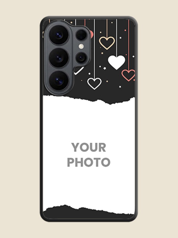 Custom Love Hangings with Splash Wave Picture On Space Black Custom Soft Matte Mobile Back Cover - Samsung Galaxy S26 Ultra 5G - alternate view