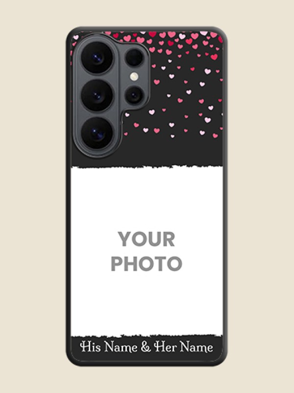 Custom Fall in Love with Your Partner on Photo On Space Black Custom Soft Matte Mobile Back Cover - Samsung Galaxy S26 Ultra 5G - alternate view