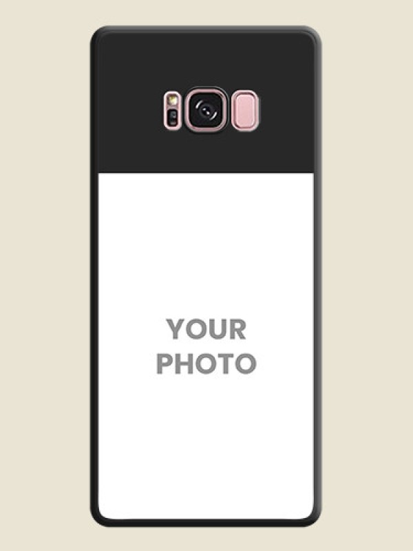 Custom Image Upload With Space Black Color On Custom Soft Matte Mobile Back Cover - Samsung Galaxy S8 Plus - alternate view