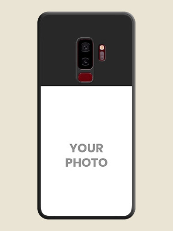 Custom Image Upload With Space Black Color On Custom Soft Matte Mobile Back Cover - Samsung Galaxy S9 Plus - alternate view