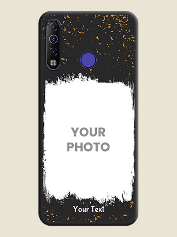Custom Spray Free Design on Photo on Space Black Soft Matte Phone Cover - Tecno Camon 12 Air - alternate view