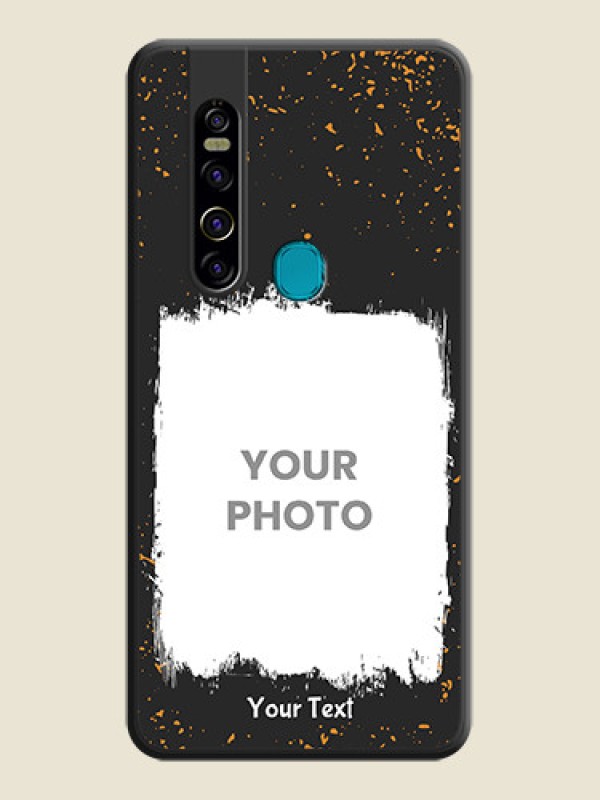 Custom Spray Free Design on Photo on Space Black Soft Matte Phone Cover - Tecno Camon 15 Pro - alternate view