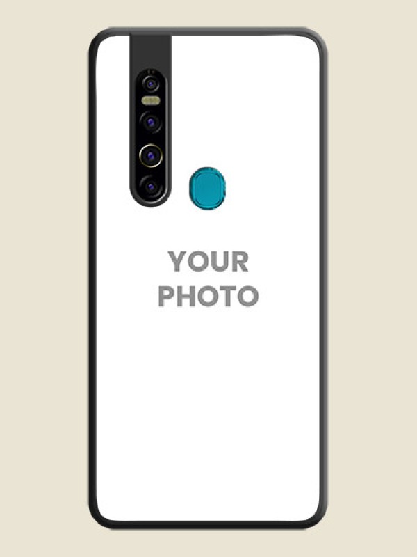Custom Full Single Pic Upload On Space Black Personalized Soft Matte Phone Covers -Tecno Camon 15 Pro - alternate view