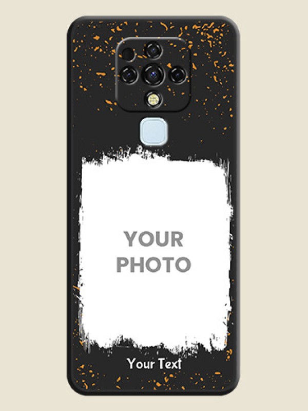 Custom Spray Free Design on Photo on Space Black Soft Matte Phone Cover - Tecno Camon 16 - alternate view