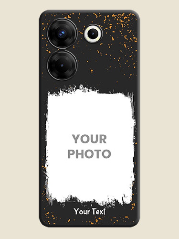 Custom Spray Free Design - Photo on Space Black Soft Matte Phone Cover - Tecno Camon 20 Pro - alternate view