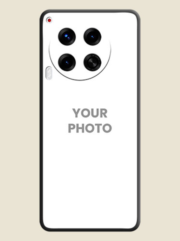 Custom Full Single Pic Upload On Space Black Custom Soft Matte Mobile Back Cover - Camon 30 5G - alternate view