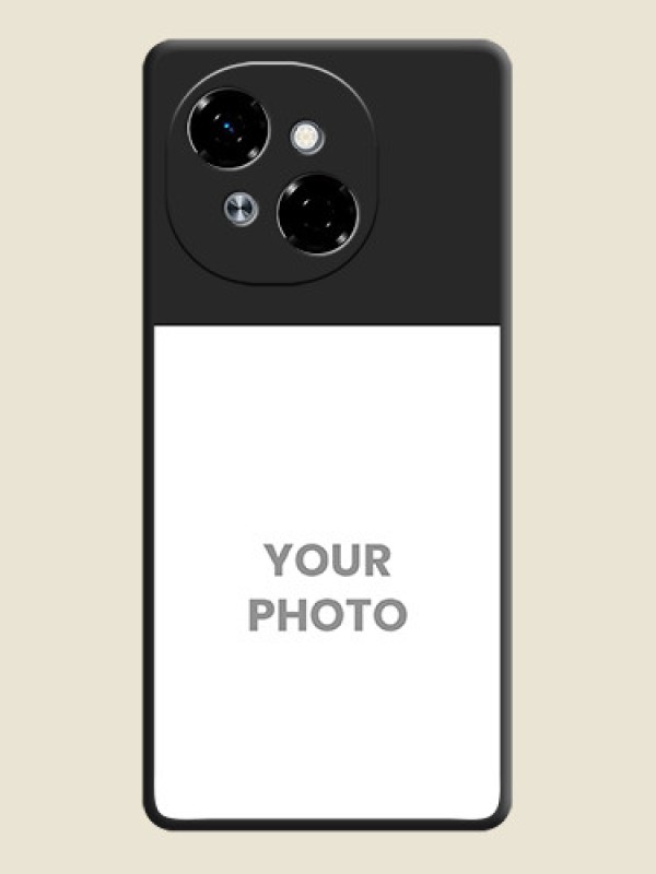 Custom Image Upload With Space Black Color On Custom Soft Matte Mobile Back Cover - Tecno Pop 9 4G - alternate view