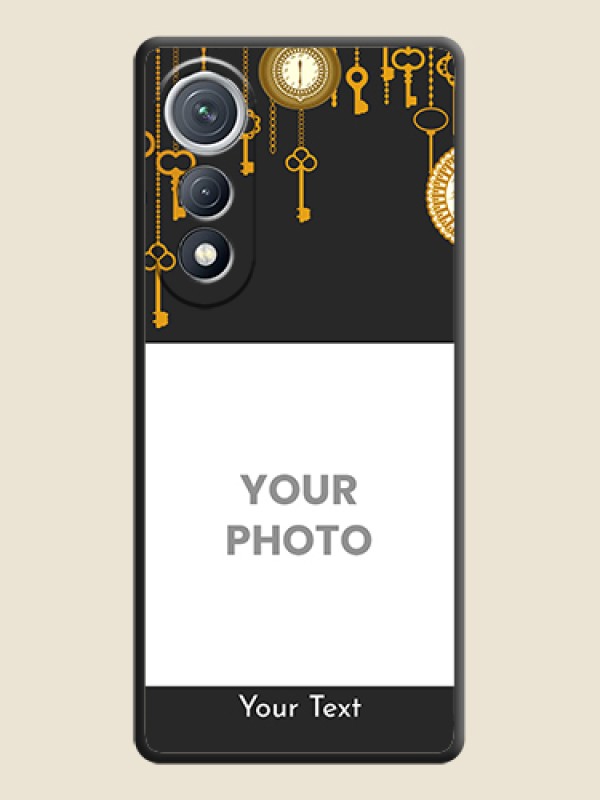 Custom Decorative Design with Text On Space Black Custom Soft Matte Mobile Back Cover - Tecno Pova Curve 5G - alternate view