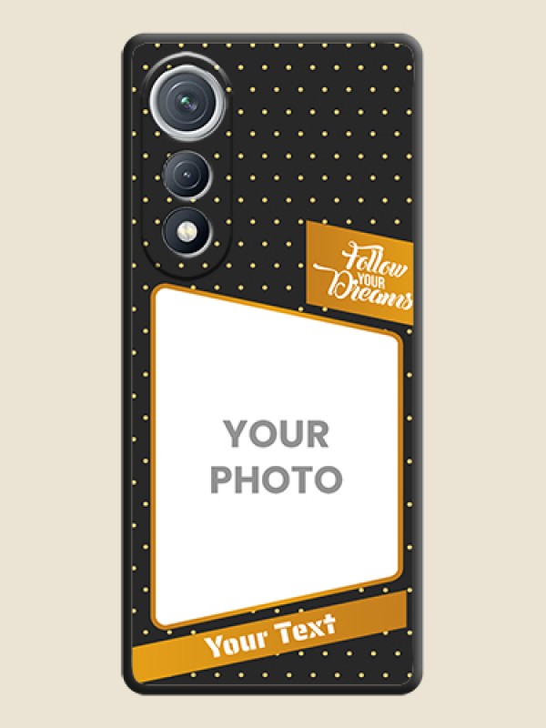Custom Follow Your Dreams with White Dots On Space Black Custom Soft Matte Mobile Back Cover - Tecno Pova Curve 5G - alternate view