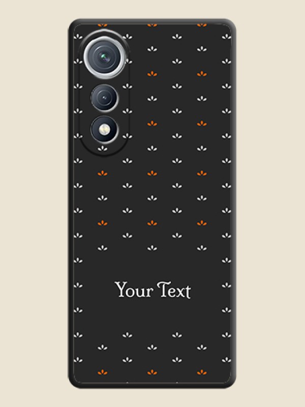 Custom Simple Pattern With Custom Text On Space Black Custom Soft Matte Mobile Back Cover - Tecno Pova Curve 5G - alternate view