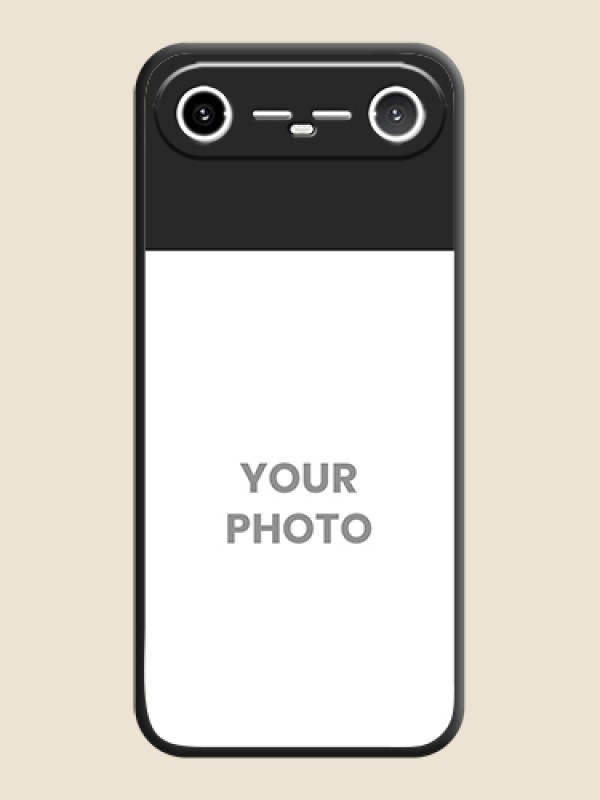 Custom Image Upload With Space Black Color On Custom Soft Matte Mobile Back Cover - Tecno Pova Slim 5G - alternate view