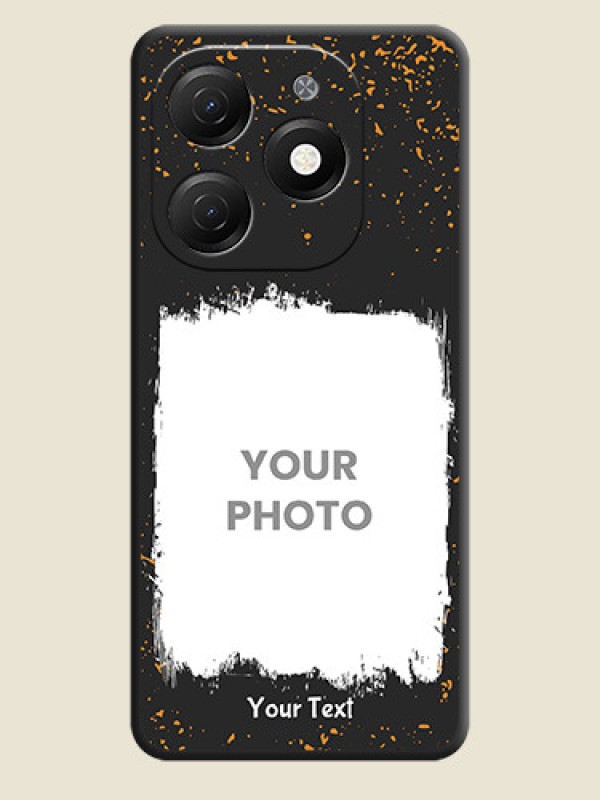 Custom Spray Free Design - Photo on Space Black Soft Matte Phone Cover - Tecno Spark 20 - alternate view