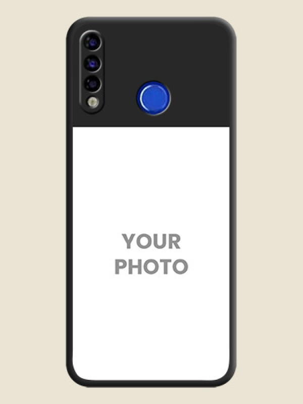 Custom Image Upload With Space Black Color On Custom Soft Matte Mobile Back Cover - Tecno Spark 4 - alternate view