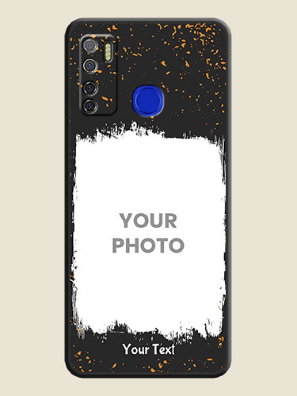 Custom Spray Free Design on Photo on Space Black Soft Matte Phone Cover - Tecno Spark 5 Pro - alternate view