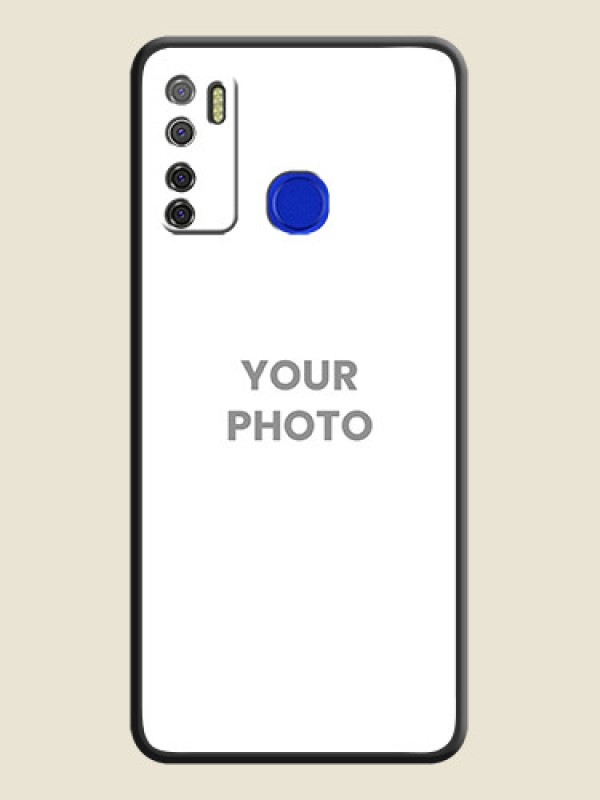 Custom Full Single Pic Upload On Space Black Personalized Soft Matte Phone Covers -Tecno Spark 5 Pro - alternate view