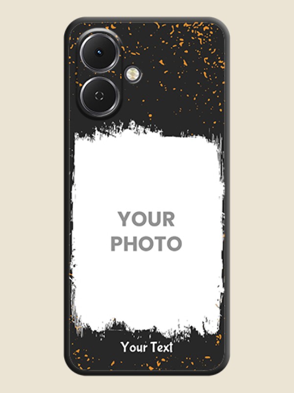 Custom Spray Free Design on Photo On Space Black Custom Soft Matte Mobile Back Cover - Tecno Spark Go 2 - alternate view
