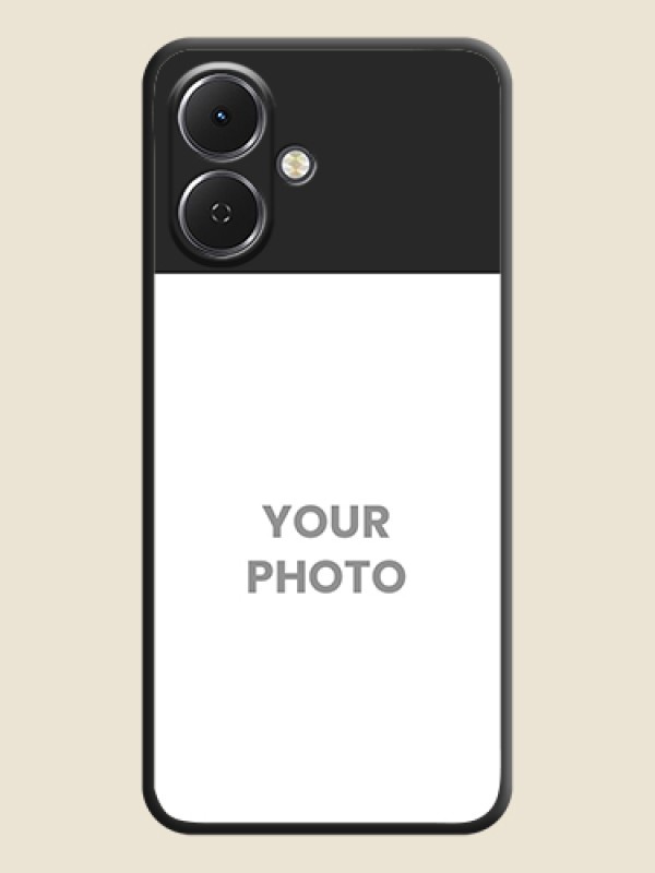 Custom Image Upload With Space Black Color On Custom Soft Matte Mobile Back Cover - Tecno Spark Go 2 - alternate view